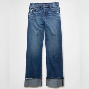 American‎ Eagle Stretch High-Waisted Stovepipe Cuffed Jean